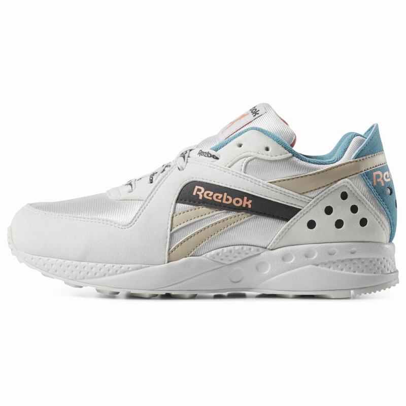 Tenisi Reebok Pyro Barbati Albi/Roz Romania QK1639VU